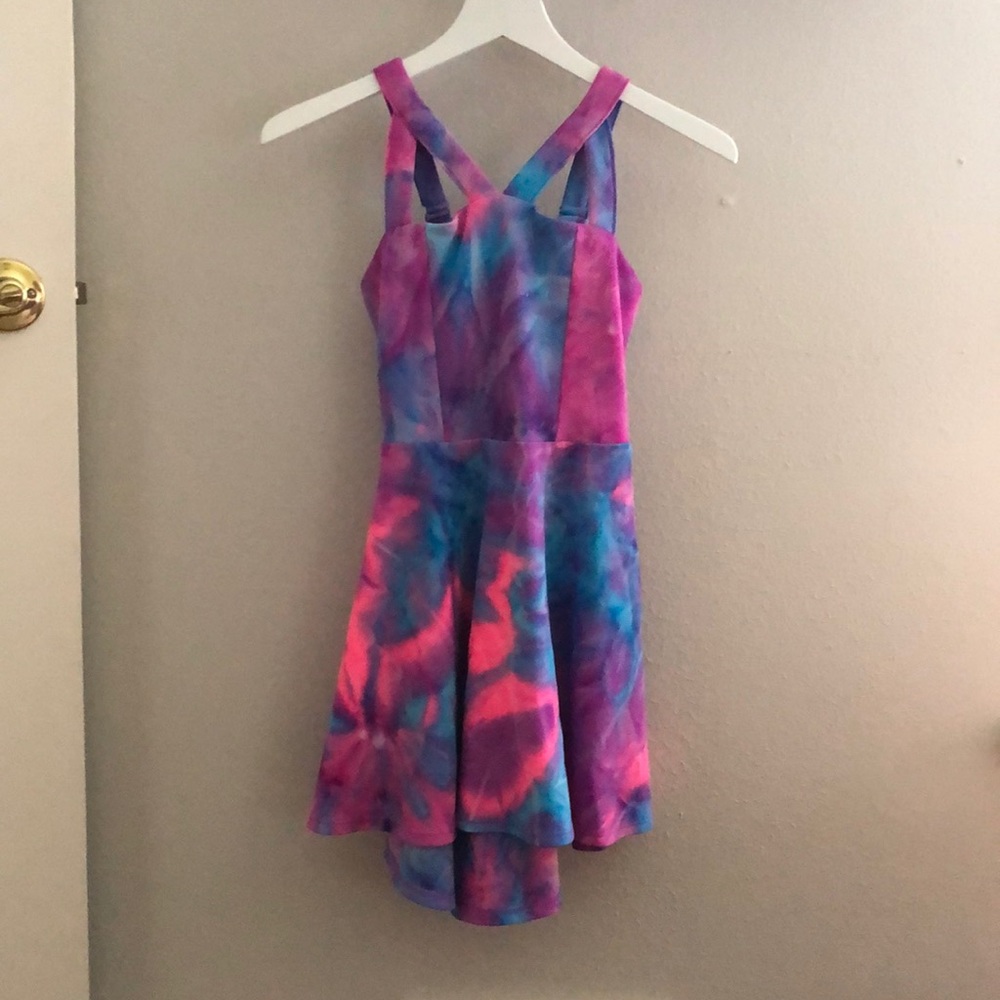Adorable Girls Tye Die Dress Size 12 Barely worn